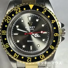 ミッキーマウス ダイバーズスタイル時計　稼動品
