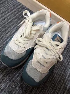 mozスニーカー ホワイト/グリーン