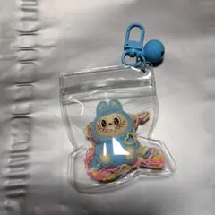 ラブブキーホルダー 青