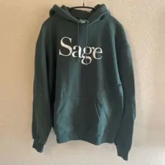 champion◎カレッジロゴ 緑 SAGE パーカー
