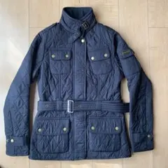 Barbour バブアー インターナショナル キルティングジャケット　黒　sm