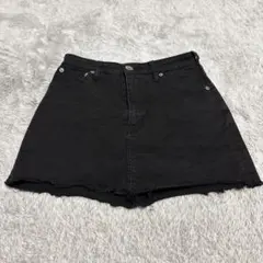 GYDA ブラック デニムミニスカートのサムネイル