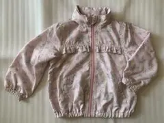 branshes 花柄ピンクジップアップジャケット 100