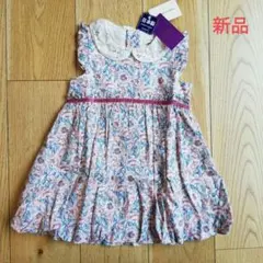 新品未使用　センスオブワンダー　ワンピース　90 ピンク　花柄　キッズ　レースのサムネイル