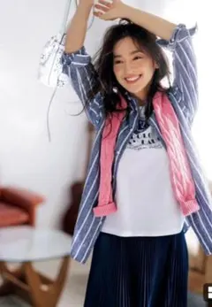 直井怜さん着用】POLO RALPH LAUREN：リネンシャツ 半袖 人気 - メルカリ