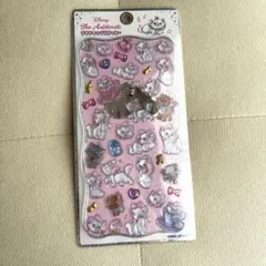 正規品　マリーちゃん　プチドロップステッカー　disney プチドロ