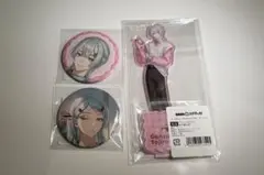 にじさんじ 弦月藤士郎 アクリルスタンド 缶バッジセット