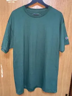 タグなし新品 Champion チャンピオン Tシャツ T425 グリーン L