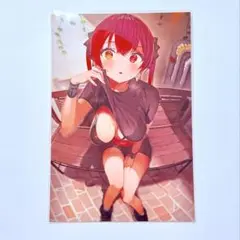 ホロライブ 宝鐘マリン イラストカード ① ポメ