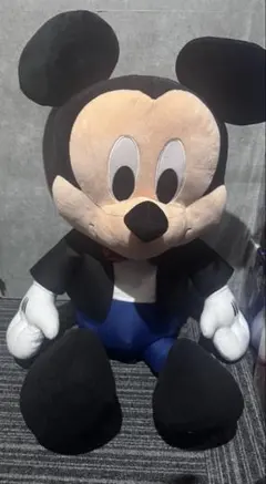 タグ付き　ミッキーマウス　ぬいぐるみ　特大 BIG おめかし　プライズ