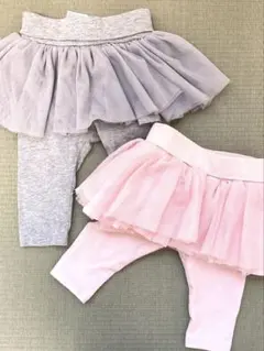 GAP フリル レギンス 3-6ヶ月 2枚セット