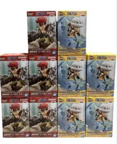 ワンピース　ワールドコレクタブルフィギュア　 キッド&ロー10点
