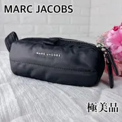 【極美品】MARC JACOBS ポーチ ペンケース　レザー　ブラック 黒のサムネイル