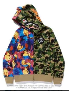 A BATHING APE ×mika ninagawaシャークパーカー