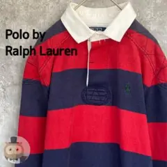 【人気カラー】ポロ ラルフローレン ラガーシャツ 長袖 ボーダー メンズ