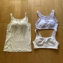 HEATTECH ホワイトタンクトップ 3点セット S