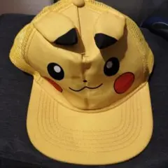 ピカチュウ キャップ　イエロー 幼児ポケモンPokemon　キッズ　帽子
