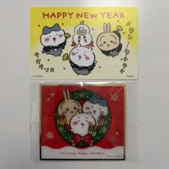 ちいかわ 2026 ハッピーニューイヤー ポストカード クリマス クリア色紙のサムネイル