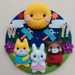 梅雨・夏リース オーダー専用 ハンドメイド フェルトリース - メルカリ