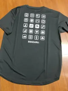 2f-エゴザル　egozaru 半袖Tシャツ　黒　バスケのサムネイル
