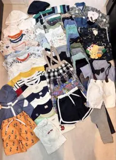 男の子　80センチ　春〜夏　60点　まとめ売り