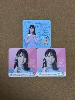 日向坂46 金村美玖 CoCo壱番屋 オリジナルコースター 3枚