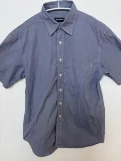 OLD UNIQLO 半袖シャツ メンズ M 紺タグ