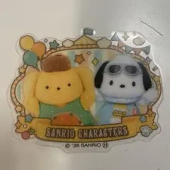 キラぷるステッカー ポムポムプリン ポチャッコ サンリオ ライブキャラクター