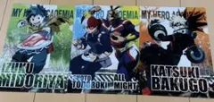 くら寿司　僕のヒーローアカデミア　ファイル アニメ キャラクター 3枚セット