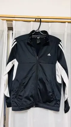 adidas フルジップジャージ ブラック