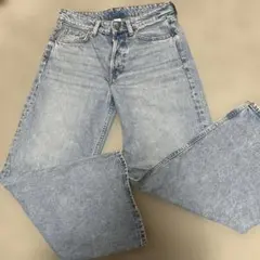 & DENIM バギーワイドデニムパンツ　未使用級品！サイズEUR 34
