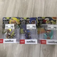 Nintendo Splatoon amiibo フィギュア 3体セット