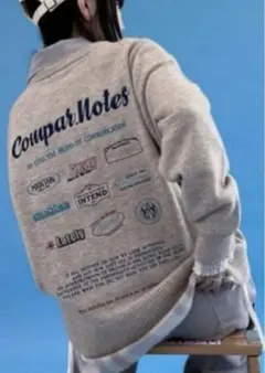 MODE NORM CORE エンブロイダリーニットプルオーバー