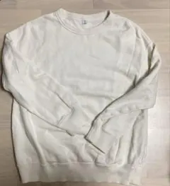 GU アイボリー トレーナー 150