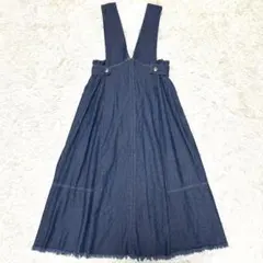 アプワイザーリッシェ 2wayデザインジャンパースカート ロング ダスティー M