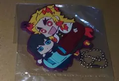 鬼滅の刃 時透無一郎 煉獄杏寿郎 カプセル ラバーマスコット ストラップ