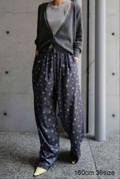 ☆新品未使用☆machatt フラワープリントパンツ　グレー　36サイズ 2026年最新】マチャット花柄パンツの人気アイテム - メルカリ