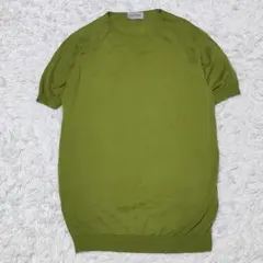 メンズM/近年タグ】ジョンスメドレー シーアイランドコットン Vネック