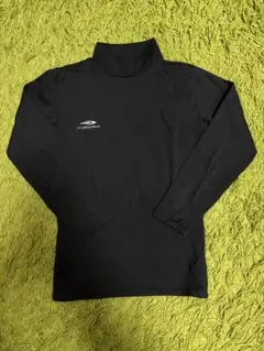 TIGORA 黒 タートルネック 長袖 アンダーシャツ