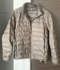 ユニクロ　ウルトラライトダウンジャケット　メンズ　L 茶色