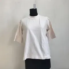 ユニクロ 半袖カットソー ベージュ S