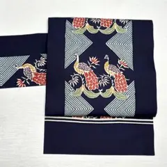 名古屋帯 正絹 手描友禅 塩瀬 中古 茶so726 - メルカリ