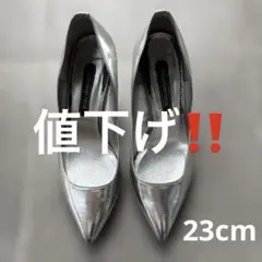 値下げ‼️ STRAWBERRY FIELDS シルバー　キラキラ　ハイヒール