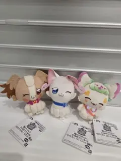 キミとアイドルプリキュア♪ コロっとまんまるプリフェイスぬいぐるみ 3点セット