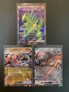 ポケモンカード　テツノイバラ　ゲッコウガ　ガチグマ　SR.RR3枚セット！