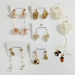 【7点】ハンドメイド ピアスまとめ売り 在庫一掃セール