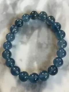 ディープアクアマリンブレスレット9.7