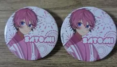 すとぷり　さとみくん　2022年　夏缶バッジ　2個セット