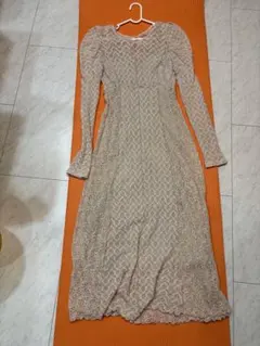 COCODEAL ベージュ ロングワンピース