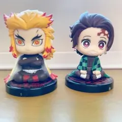 鬼滅の刃 ガチャポン すわらせ隊 煉獄杏寿郎 竈門炭治郎 2個セット